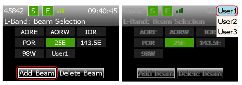 How do I Manually Enter an L-band Satellite Frequency on my LD5?